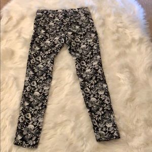 H&M floral stretchy pants